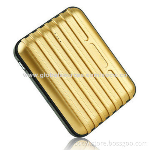 8,800mAh Emergency Mobile Phone Chargers with Portable Luggage Case Design